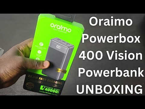 NEW Oraimo Powerbox 400 Vision 40000mah powerbank