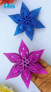 680K views · 10K reactions | DIY Christmas Tree Ornaments ❄ Handmade Christmas Snowflake Using Foam Sheet #reels #shorts #Xmas2025 #XmasSnowflake #Xmasdecor #homedecor | DIY And Paper Crafts | Facebook