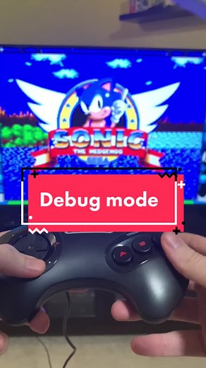 A very cool code in Sonic The Hedgehog that gets you into debug mode. #debug #sonicthehedgehog #segagenesis #rings
