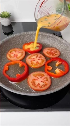 PERFECTLY CHEESY EGG TORTILLA WITH VEGETABLES!