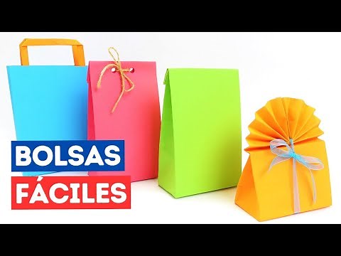 🛍 4 Easy-to-Make Paper Gift Bags