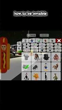 how to be invisible in brookhaven