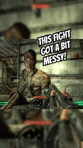 This Raider Fight Got Messy - Fallout 3 Gameplay Clips #fallout #fallout3 #gaming #rist