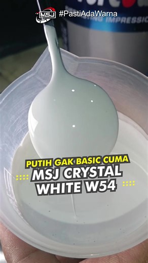 MSJ Crystal White W54: Tampil Fresh dan Sleek untuk Motor