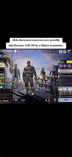 Melo discussed concerns over possible interference with MS by a Malays teammate.@Philip Melo #Codm_live_hub #codmlivehub