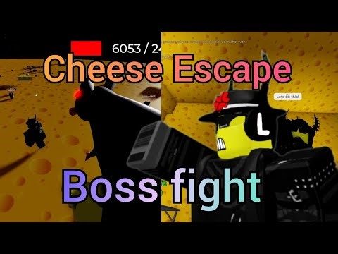 Roblox. Cheese escape Boss Fight
