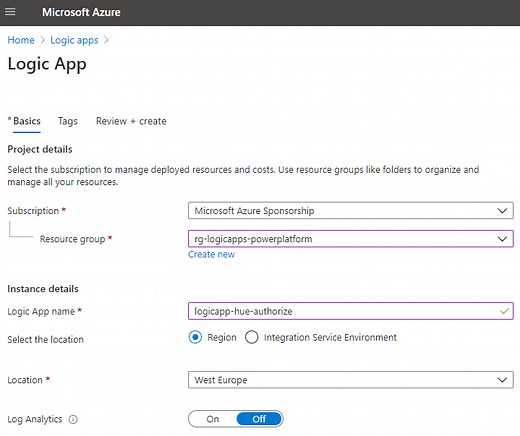 Blog Series – Power’ing up your Home Office Lights: Part 3 – Using Logic Apps to Authorize and Get Access Token using Oauth and Hue Remote API