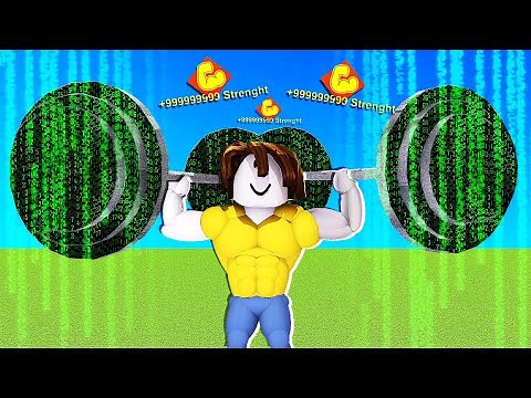 GETTING MAX LEVEL MUSCLE in roblox gym realms