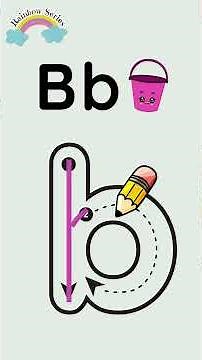 Letter B - How to Write the Letter B | Easy Alphabet Writing for Kids