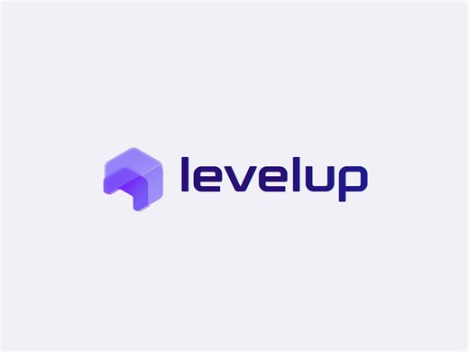 Level Up Full Logo Animation