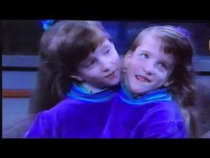 CONJOINED TWINS. ABIGAIL AND BRITTANY HENSEL ON OPRAH SHOW IN 1996