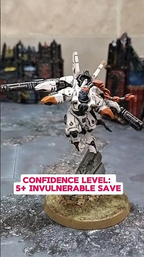 Warhammer pain: trusting a 5+ invulnerable save #warhammercommunity #warhammer40k #warhammermemes