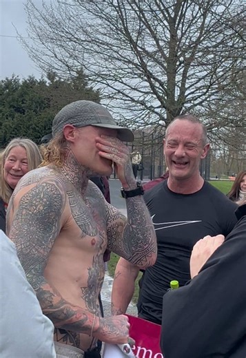 Earlier today, 31 year old Kyah Lee ran an independent marathon around Ashford in memory of his best friend Tommy Hill who sadly passed away last year. He started his run in Singleton, running a loop around the outskirts of the town (Kingsnorth, Willesborough, Kennington, and Great Chart to name a few of his routes) and ended at Victoria Park where he was greeted by over 100 of his friends and family. He completed this challenge in an incredible 3 hours and 36 minutes. Well done Kyah, Tommy woul