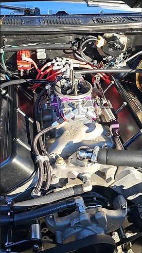 Another big block 70 Chevelle in for service. RHS heads, Weiand intake, Proform 850, 4 speed stick