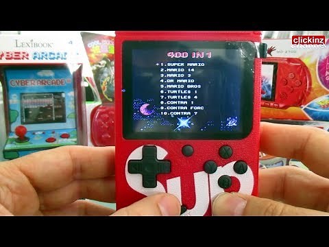 Sup game box, portable retro console with 400 NES FC FAMICOM games and EXTERNAL GAMEPAD SUPPORT
