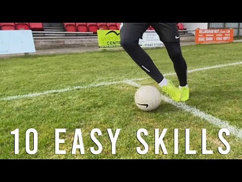 10 BASIC EASY SKILLS MOVES TO USE IN A SOCCER/FOOTBALL MATCH!
