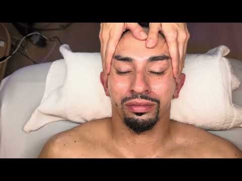 Holistic Signature Hydrafacial | Dermaplaning | ASMR | Men's Facial