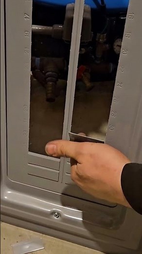 knocking out the tabs in a breaker box