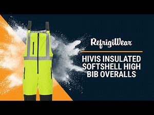 HiVis Insulated Softshell High Bib Overalls