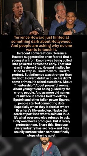 Terrence Howard just hinted at something dark about Hollywood. And people are asking why no one