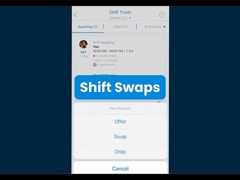 TeamLive App: Employee Shift Swaps