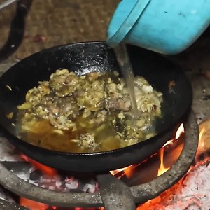 How villagers cook local chicken in village kitchen. | Village Lifestyle