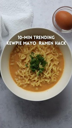10-min. Kewpie Mayo Ramen Hack