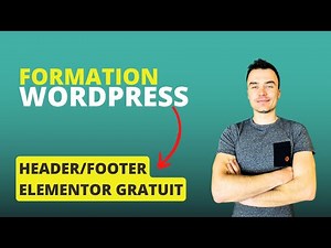 Créer un Header (Menu) avec Elementor Gratuit sur WordPress
