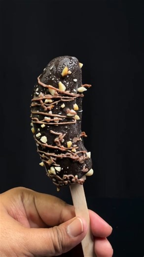 Chocolate Banana Pops!! #shorts #chocobar #icecream #asmr #dessert #easyrecipe