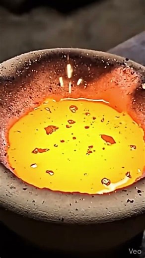 Molten Gold Turns Into a Solid Bar in Seconds! 🔥💰 #shorts #asmr #experiment