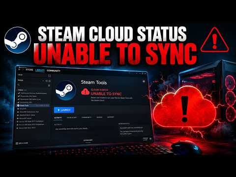 How to Fix Steam Cloud Status Unable to Sync Error | Steam Tools Library Fix