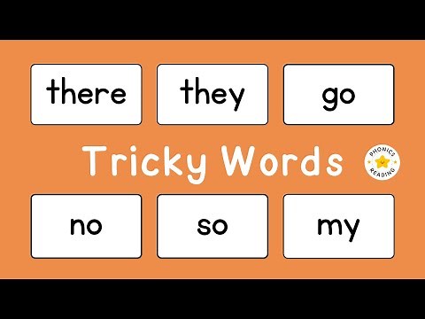 Sight Words | Tricky Words | Set #4 | Reading with Phonics | Phonics for Kids | Phonics Reading