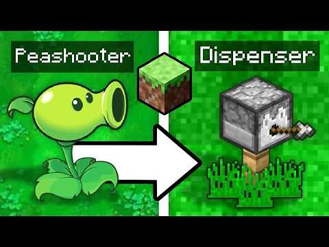 I Turned Plants Vs Zombies into Minecraft...
