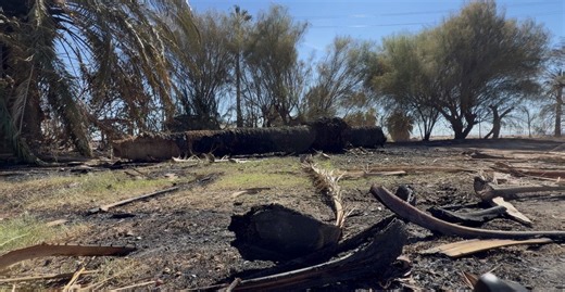 Fire threatens homes inside Barbara Worth Country Club in Holtville