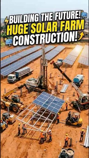 Building a Giant Solar Farm From Scratch