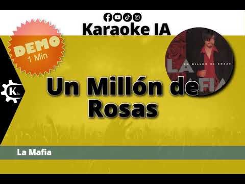 La Mafia - Un Millón de Rosas - Karaoke - 5796