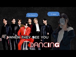 When your cold brothers saw you dancing for the first time /bts ff /
