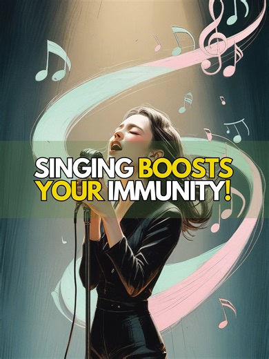 🎶 Singing Not Only Lifts Your Mood, It Also Boosts Your Immunity - The Surprising Science of sIgA & Voice Singing might be more than fun — science shows that a single singing session can raise levels of protective antibody sIgA, helping defend your throat and airways. Whether you hum at home, sing in the car or join a choir, your immune system may get a natural lift. Discover how breathing, rhythm and emotion combine to support health. #singing #immunehealth #wellness #musictherapy #immunityboo