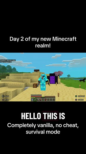Unite in My New Minecraft Realm Adventure