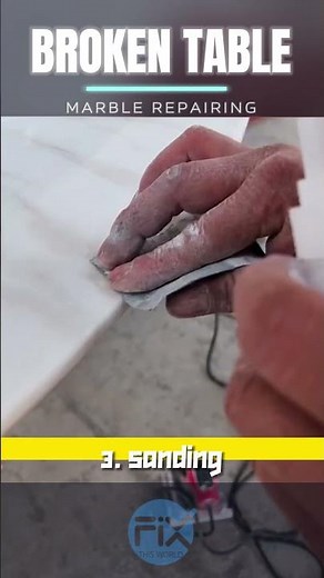 How to Repair MARBLE TABLE DAMAGE | marble table damage repair | stone repairing | marble repairing