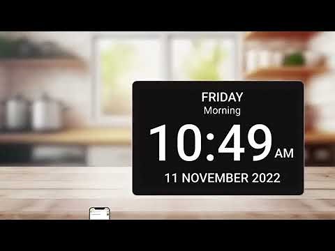 IDEM Smart Clock w/ Reminders, Schedule and Photo Messages for Dementia and Memory Loss | AlzStore