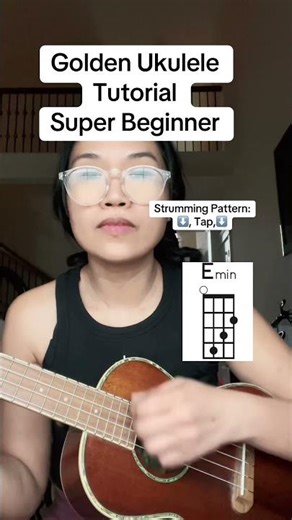 Golden Demon Hunters KPop ukulele tutorial very easy! #kpop #goldenkpopdemonhunters ##ejae #ukulele