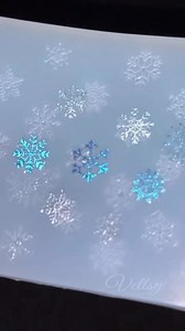 4.4K views · 1.9K reactions | ❄️✨ DIY Bling Bling Cat Eye Snowflakes...