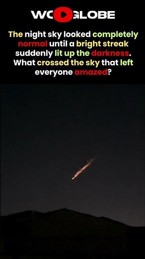 The Night Looked Normal... Then a BRILLIANT Meteor Appeared