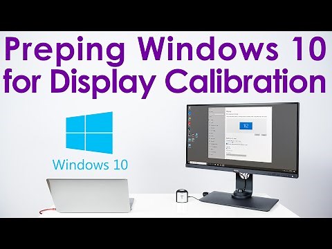 Windows 10 - Display Setting to Turn Off Before Color Calibration by Art Suwansang