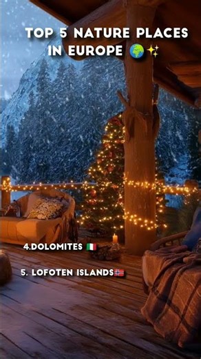 Top 5 Nature Places in Europe 🌍 | Most Beautiful European Landscapes