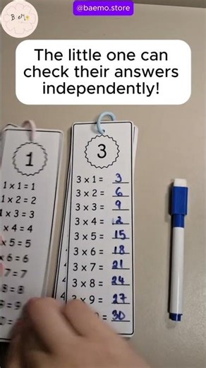 Best Erasable Multiplication Flashcards 1-12 | Blank Math Practice for Homeschool