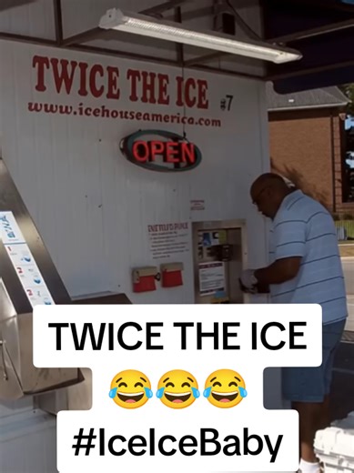 Twice the ICE 😁😁😁 doo funny 😂😂😂 #ICE #icemachine #funnytiktok #iceicebaby