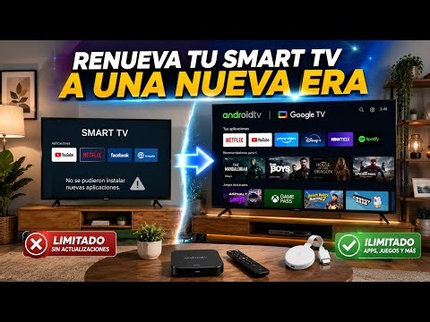 Turn your old TV into a Smart TV with Android TV or Google TV.