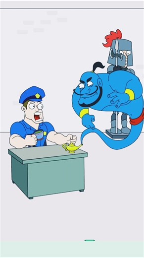 Funny Cartoon Cops - The Funniest Police Fails Ever! 🚓😂 #Shorts